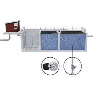 RBGS (MBBR - MMBR) | Réacteur Biologique à Garnissage en Suspension